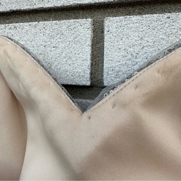 Sorella Vita Silver Sequin Tulle Strapless Bridesmaid Cocktail Dress Size 8 8683 - Picture 11 of 13